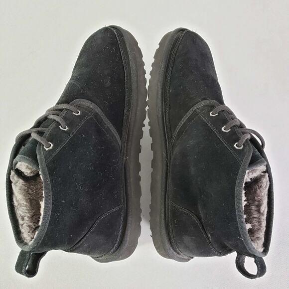 UGG Boot Neumel Men\'s Chukka Ankle US Size 13 Black Suede Lace Up main image 9